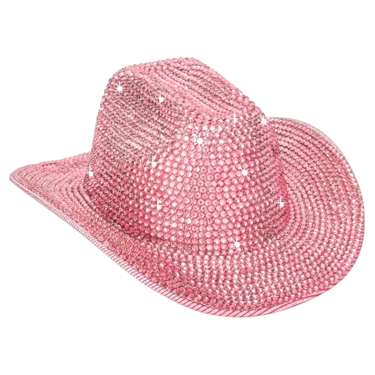 Pink Rhinestone Cowgirl Hat