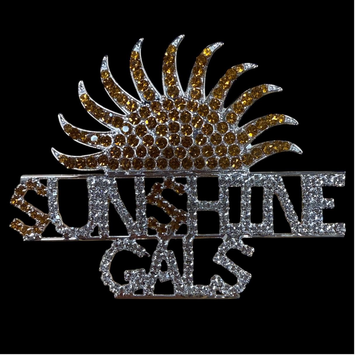 Sunshine Gals Rhineston Pin