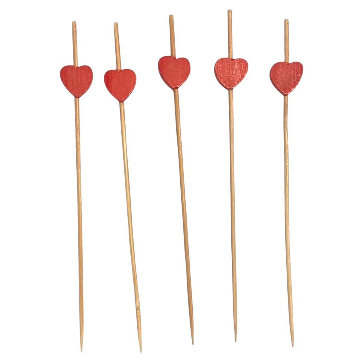 Red Heart Cocktail Picks Pack of 10