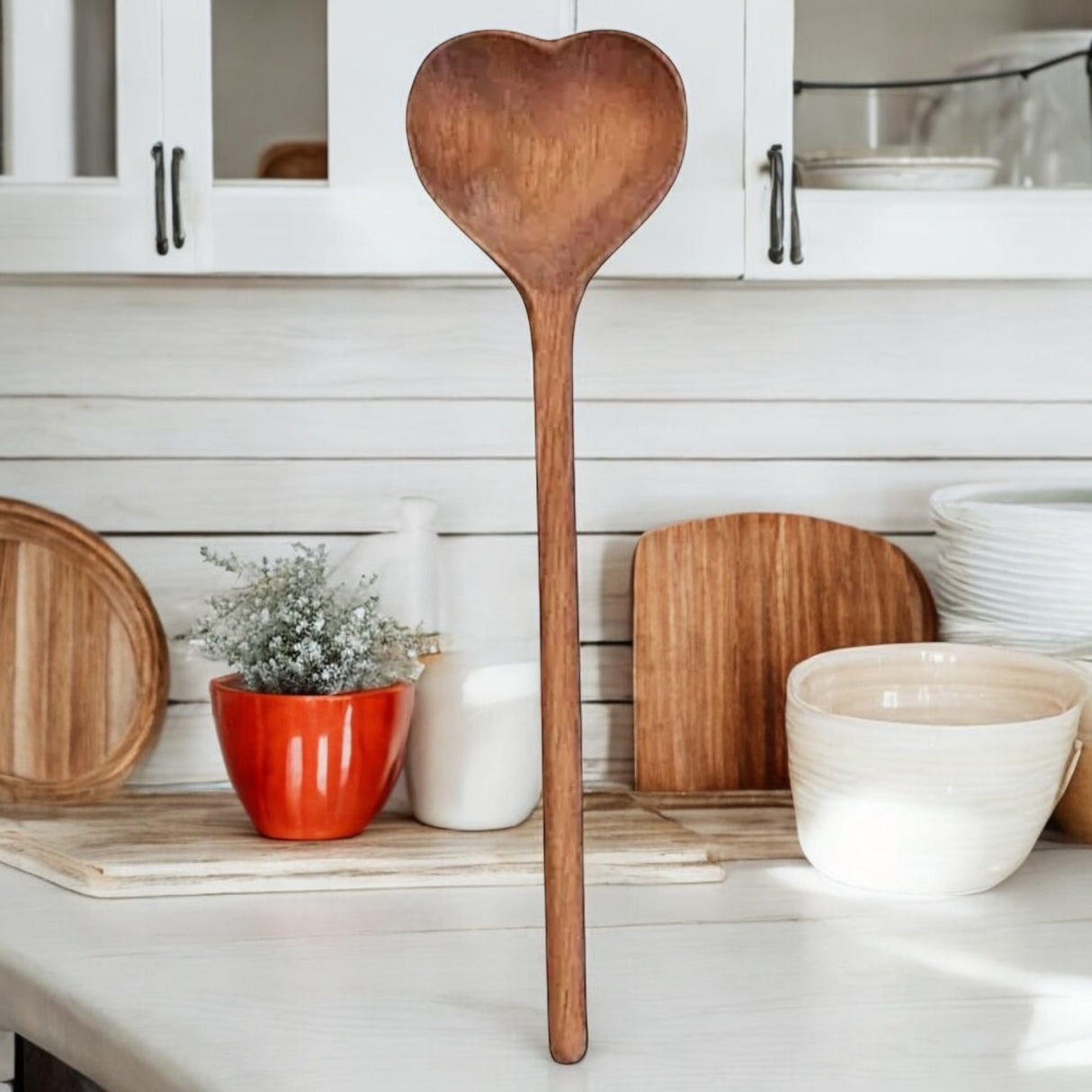 Heart Shape Wooden Spoon