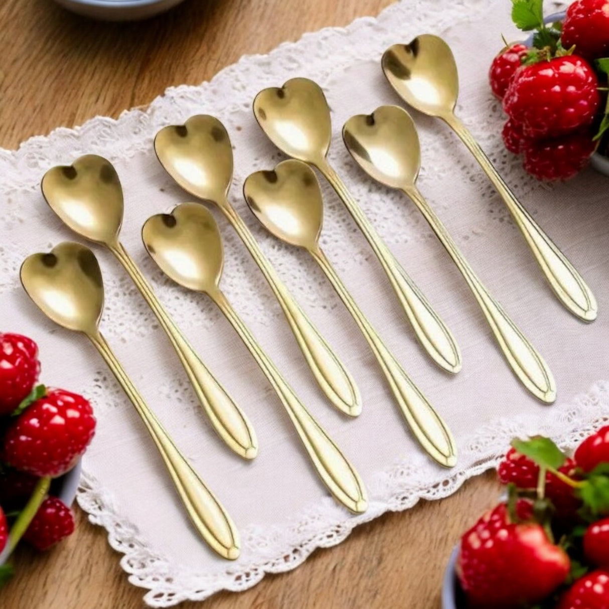 Love Heart Shape Spoons Set