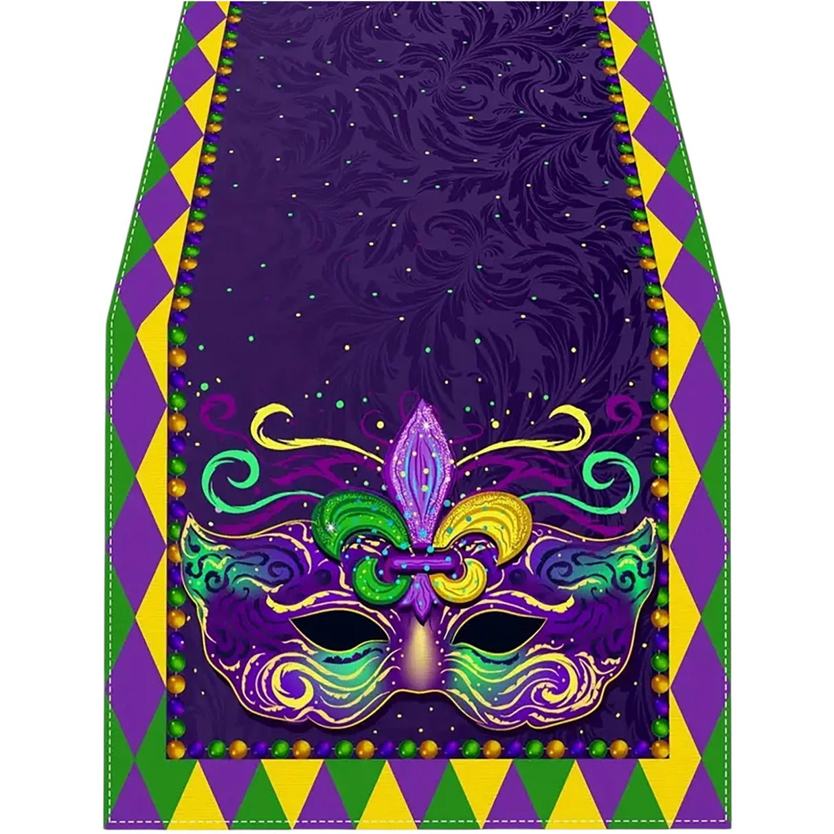 Mardi Gras Table Runner