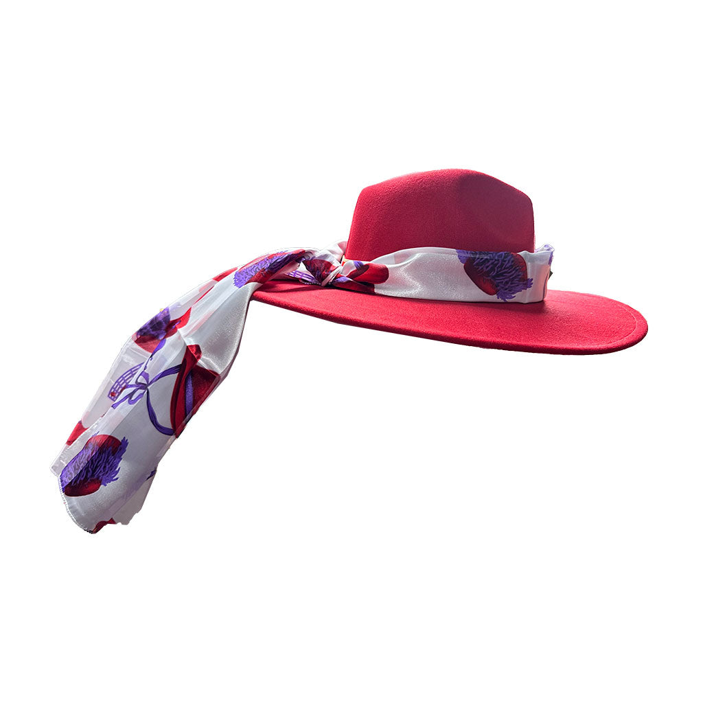 Red Hat Scarf White | 1 DZ | Bulk