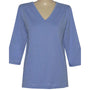 Blank Pink Lavender 3/4 V-Neck Classic
