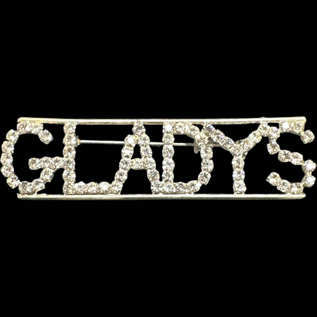 Gladys Rhinestone Pin