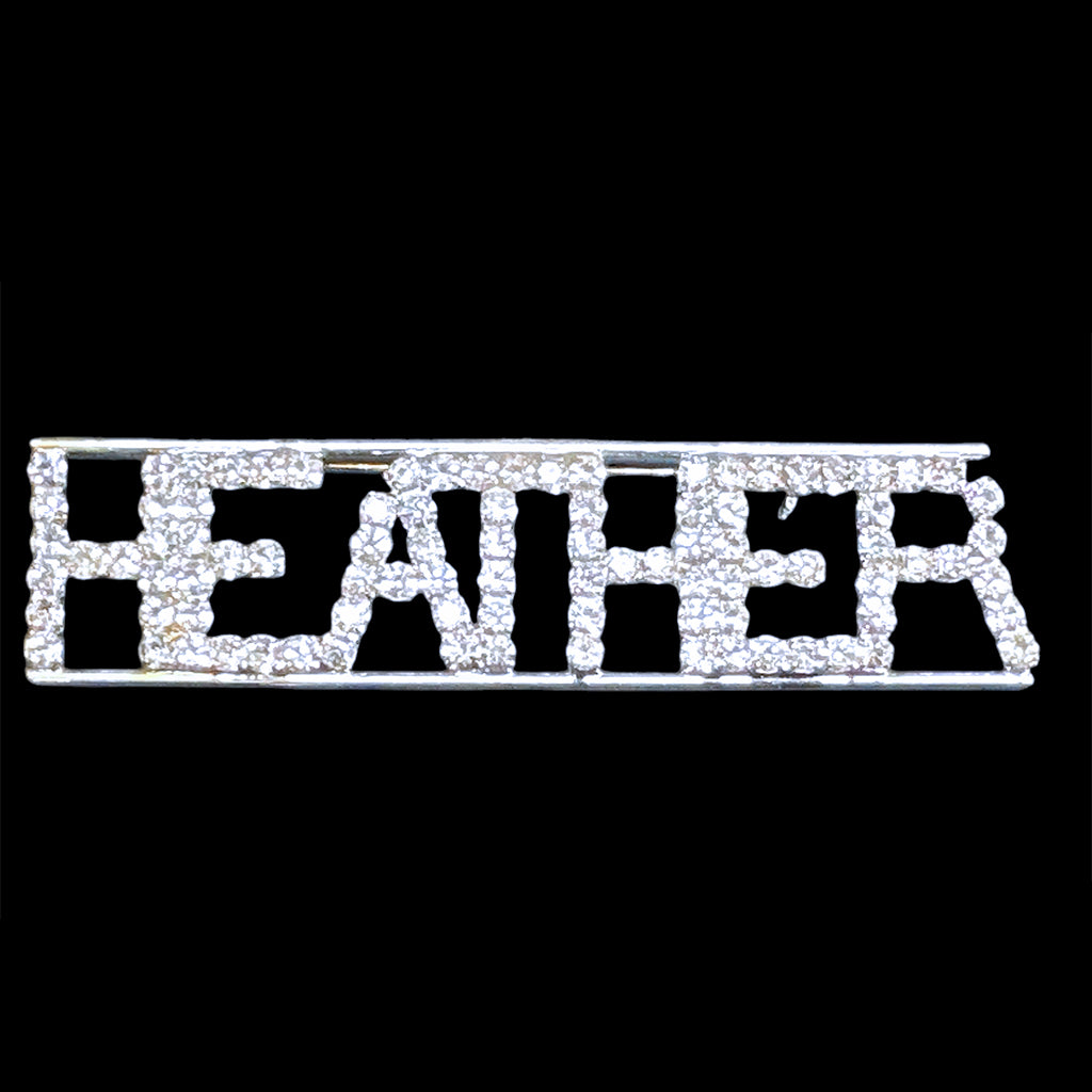 Heather Rhinestone Pin