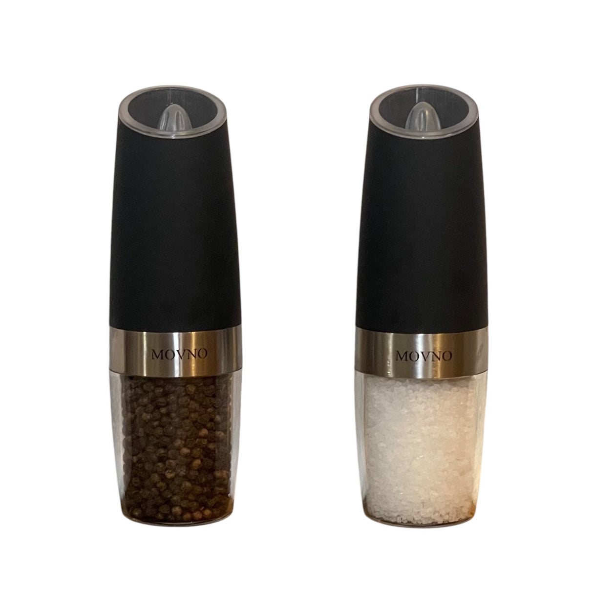 Gravity-powered Electric Salt And Pepper Grinder, Battery-powered LED Light, One-handed Automatic Operation, Adjustable Coarse