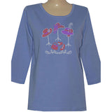 Hats 3/4 Scoop Neck Shirt