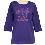 Hats 3/4 Scoop Neck Shirt