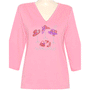 Hats 3/4 V-Neck Shirt