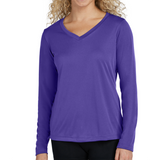 Women's Long Sleeve V Neck