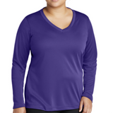 Women's Long Sleeve V Neck