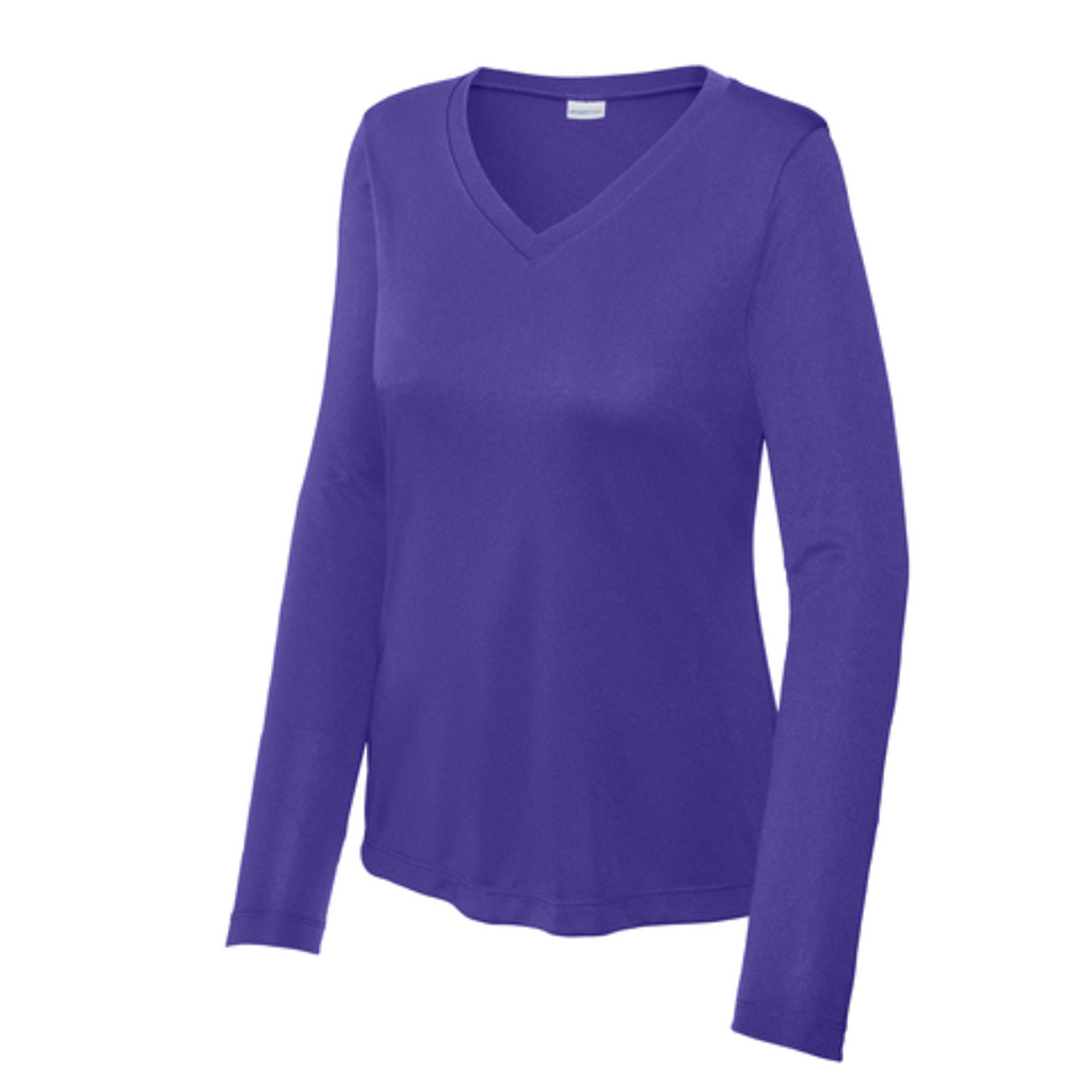 Women's Long Sleeve V Neck