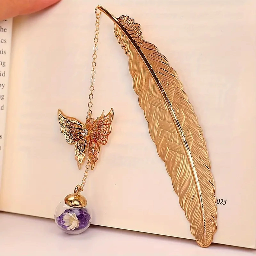 Feather 3D Butterfly Pendant