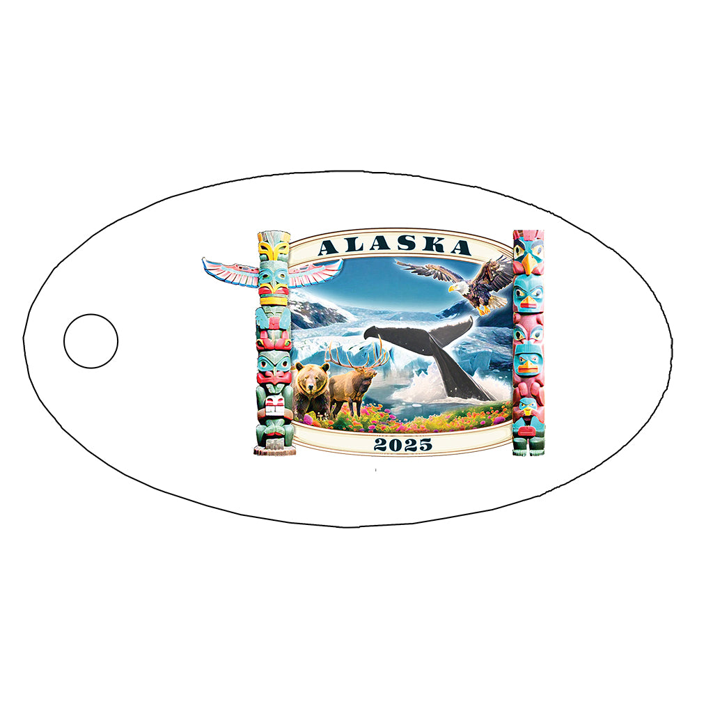 Alaska Key Ring