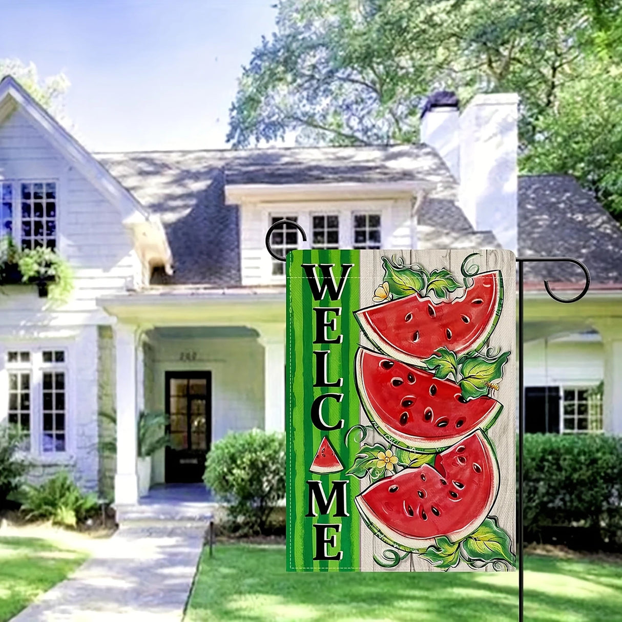 Summer Watermelon Garden Flag