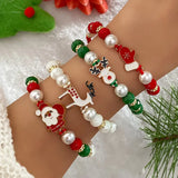 Christmas Charm Bracelet Set of 4