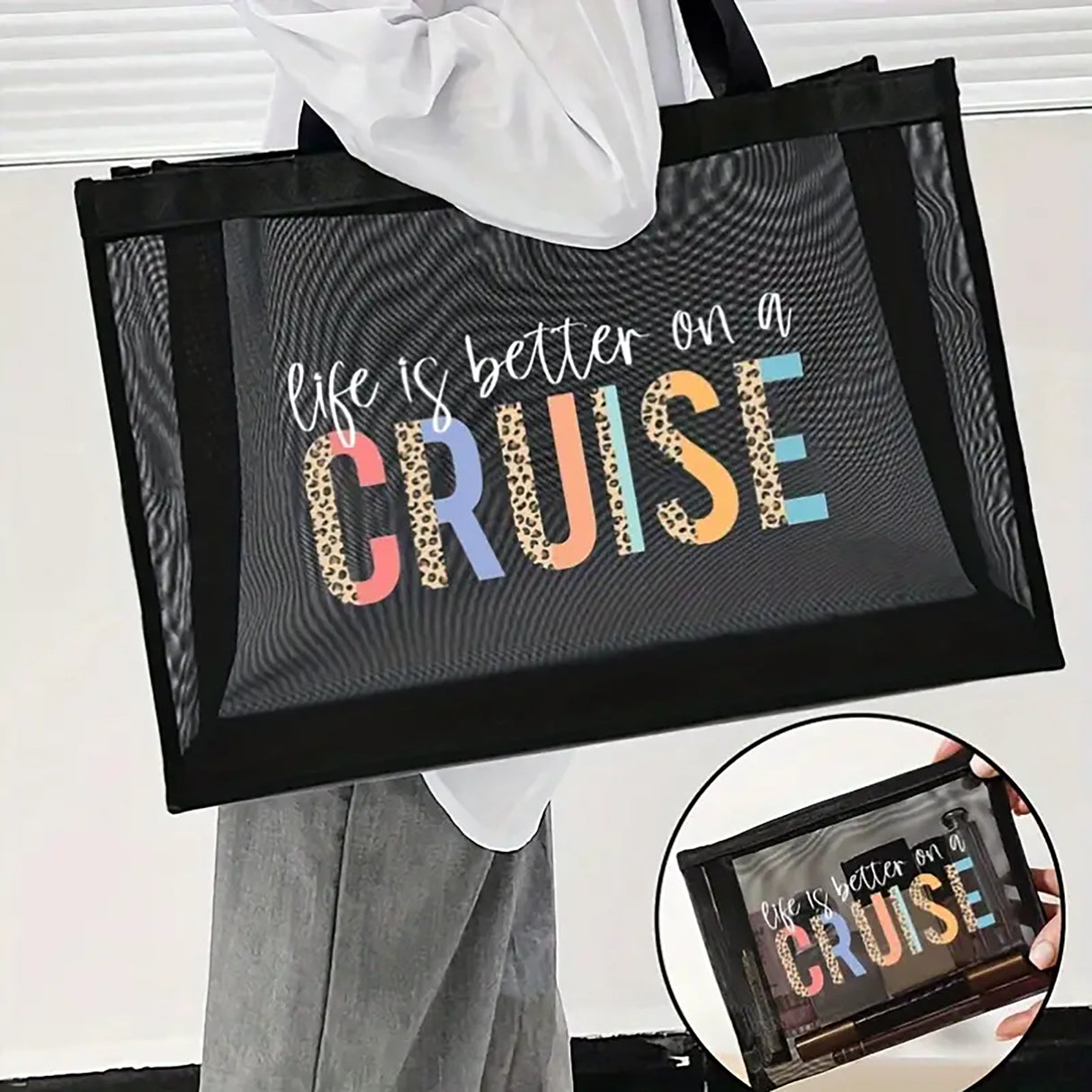 Mesh Tote Bag