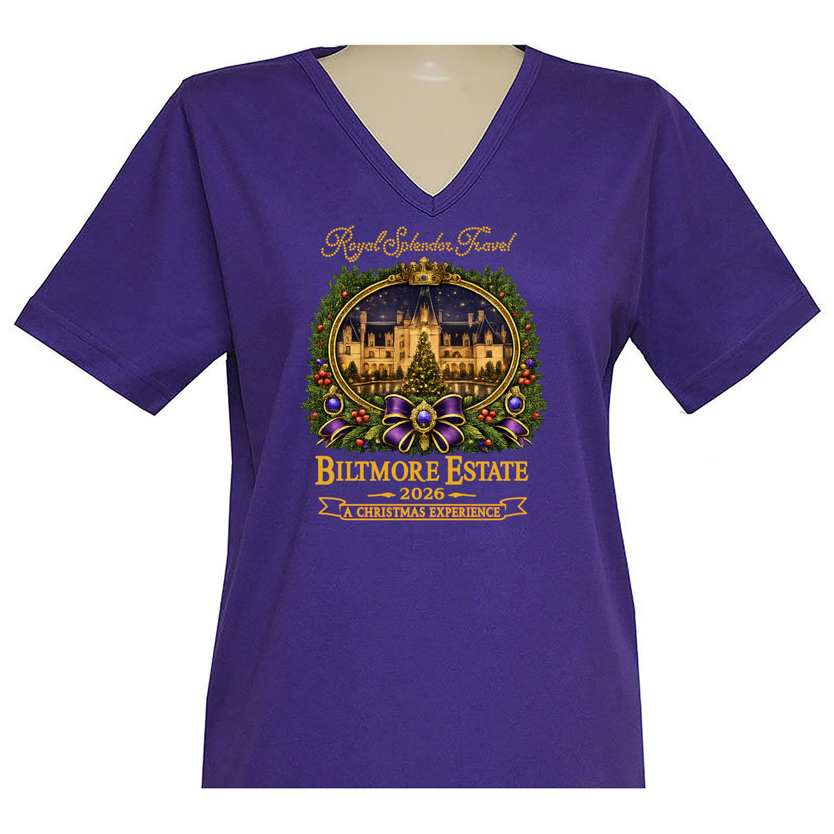 Biltmore Logo Short Sleeve V Neck