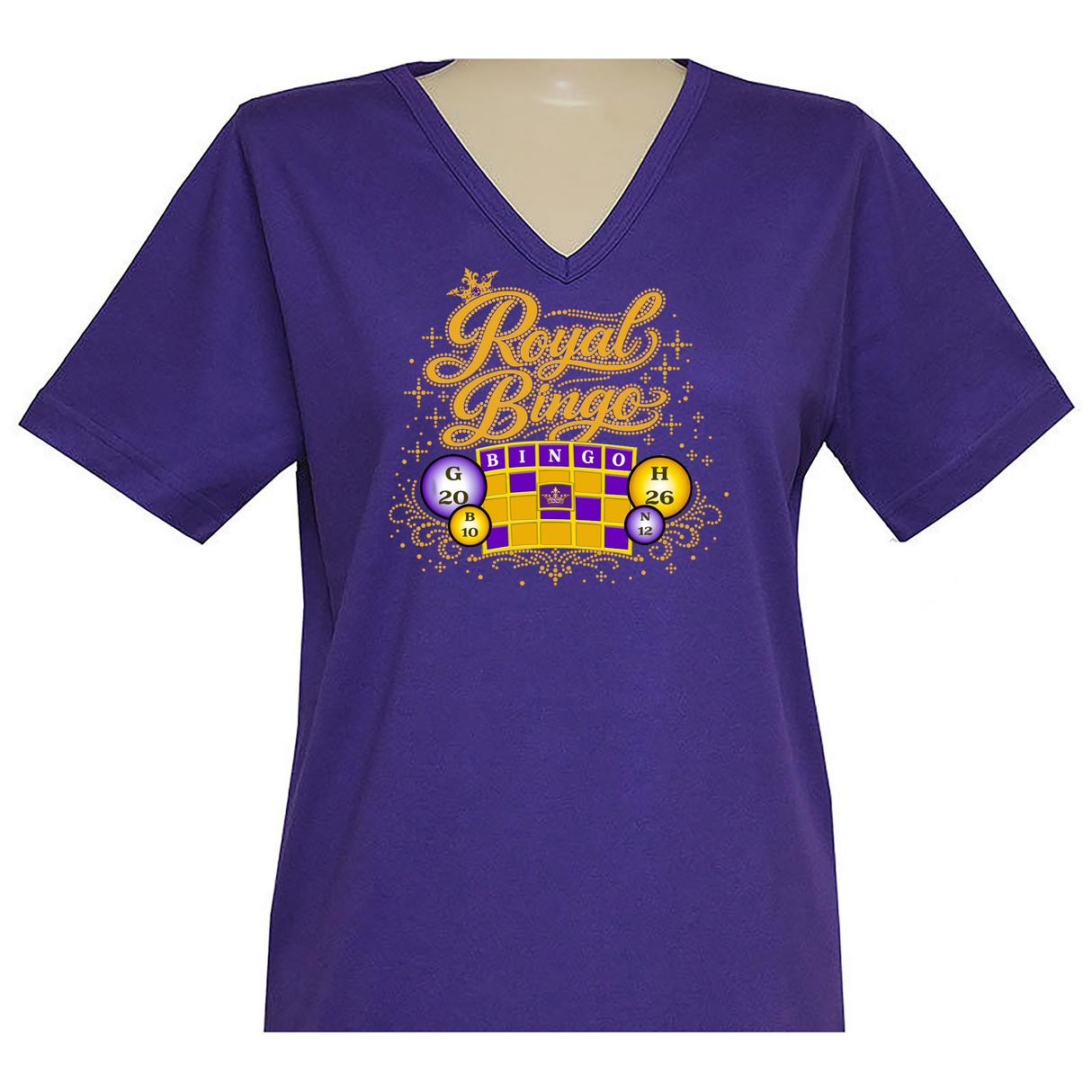 Bingo Short Sleeve V Neck