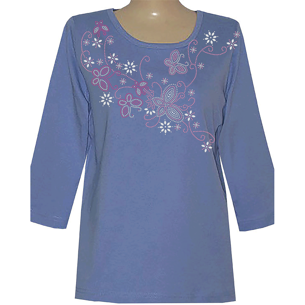 Butterfly Queen 3/4 Scoop Classic Shirt