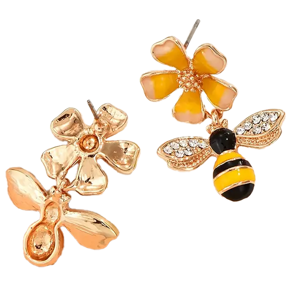 Rustic Bee Earring