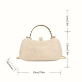 Evelyn Golden Evening Clutch