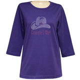 Cowgirl Up 3/4 Scoop Neck Shirt
