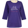 Cowgirl Up 3/4 Scoop Neck Shirt