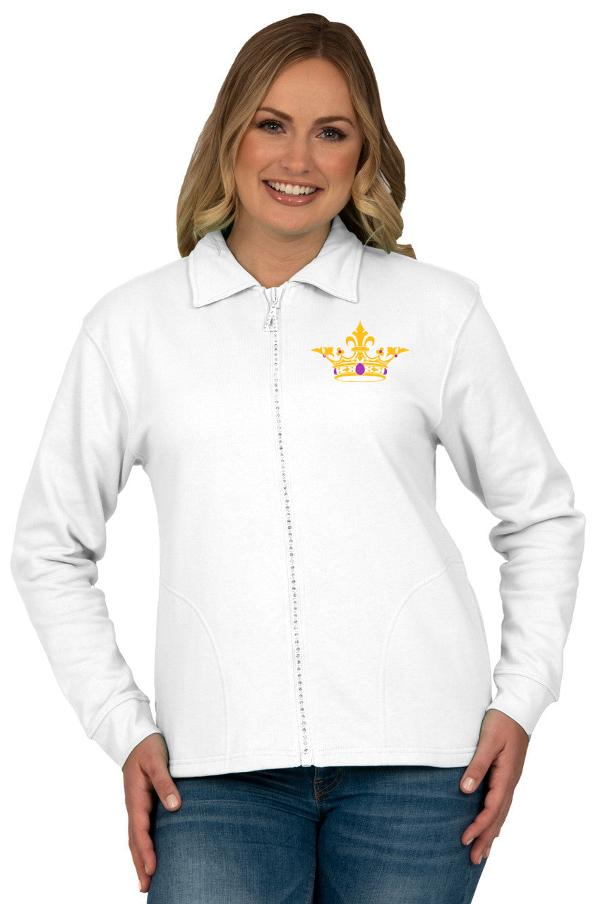 Royal Crown Crystal Cardigan