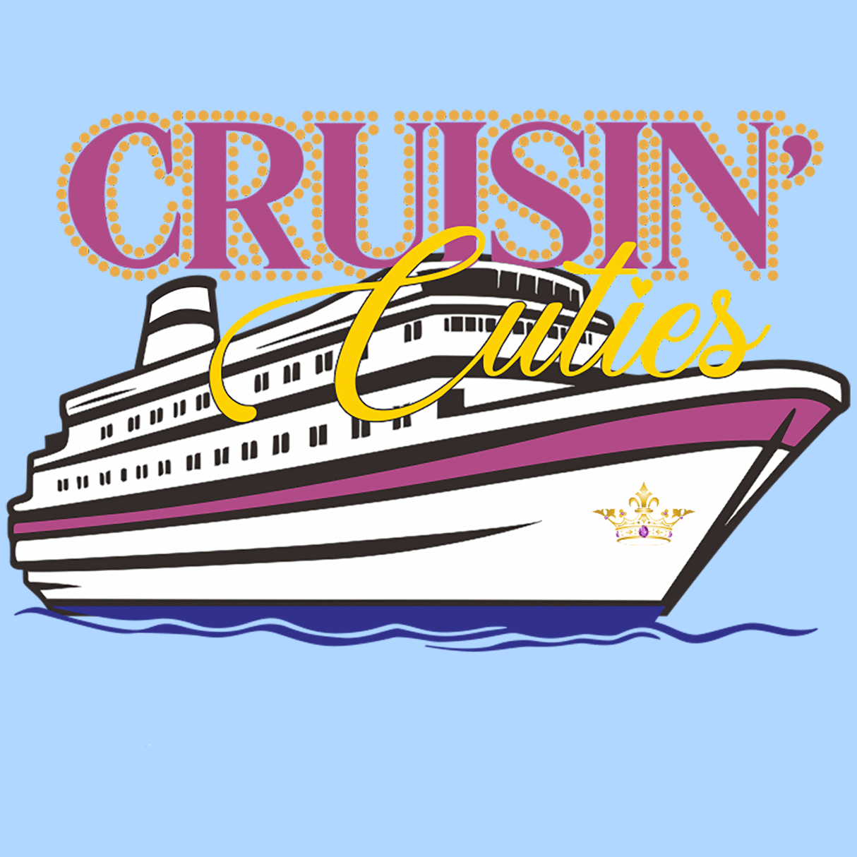 Cruisin Cuties Short Sleeve V Neck