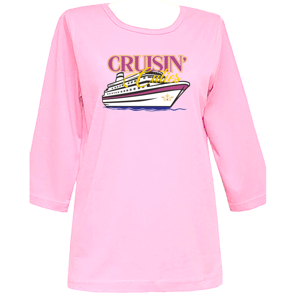 Cruisin Cuties 3/4 Scoop Neck