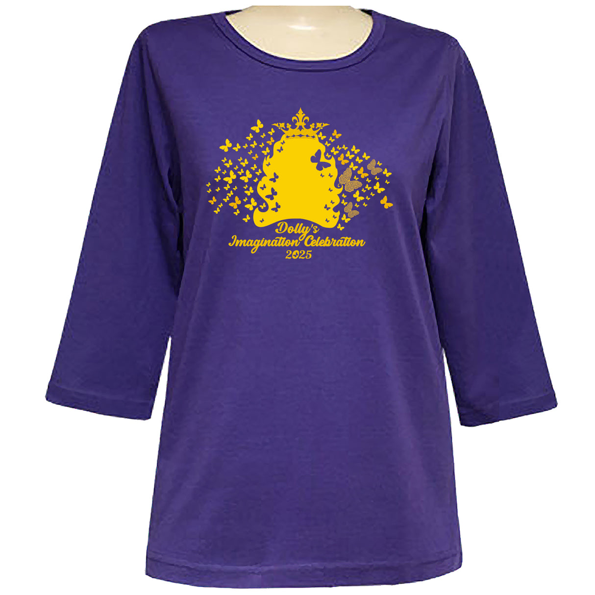 Dollywood 3/4 Scoop Classic Shirt