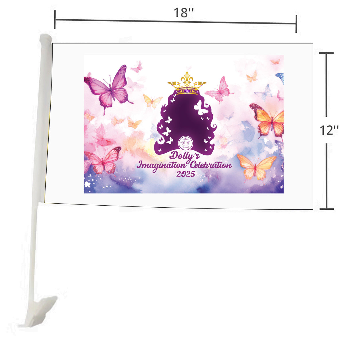 Dolly Car Flag