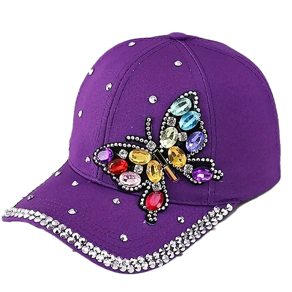 Butterfly Gemstone Cap