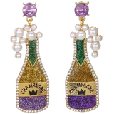 Champagne Bottle Earrings