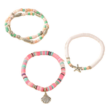 4pcs Bohemian Assorted Bracelet Set