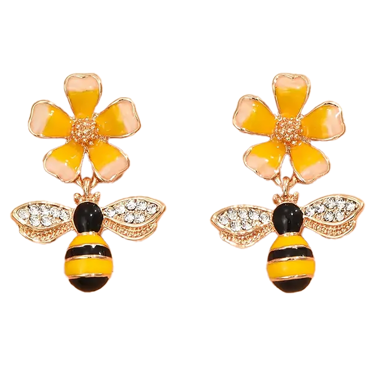 Rustic Bee Earring