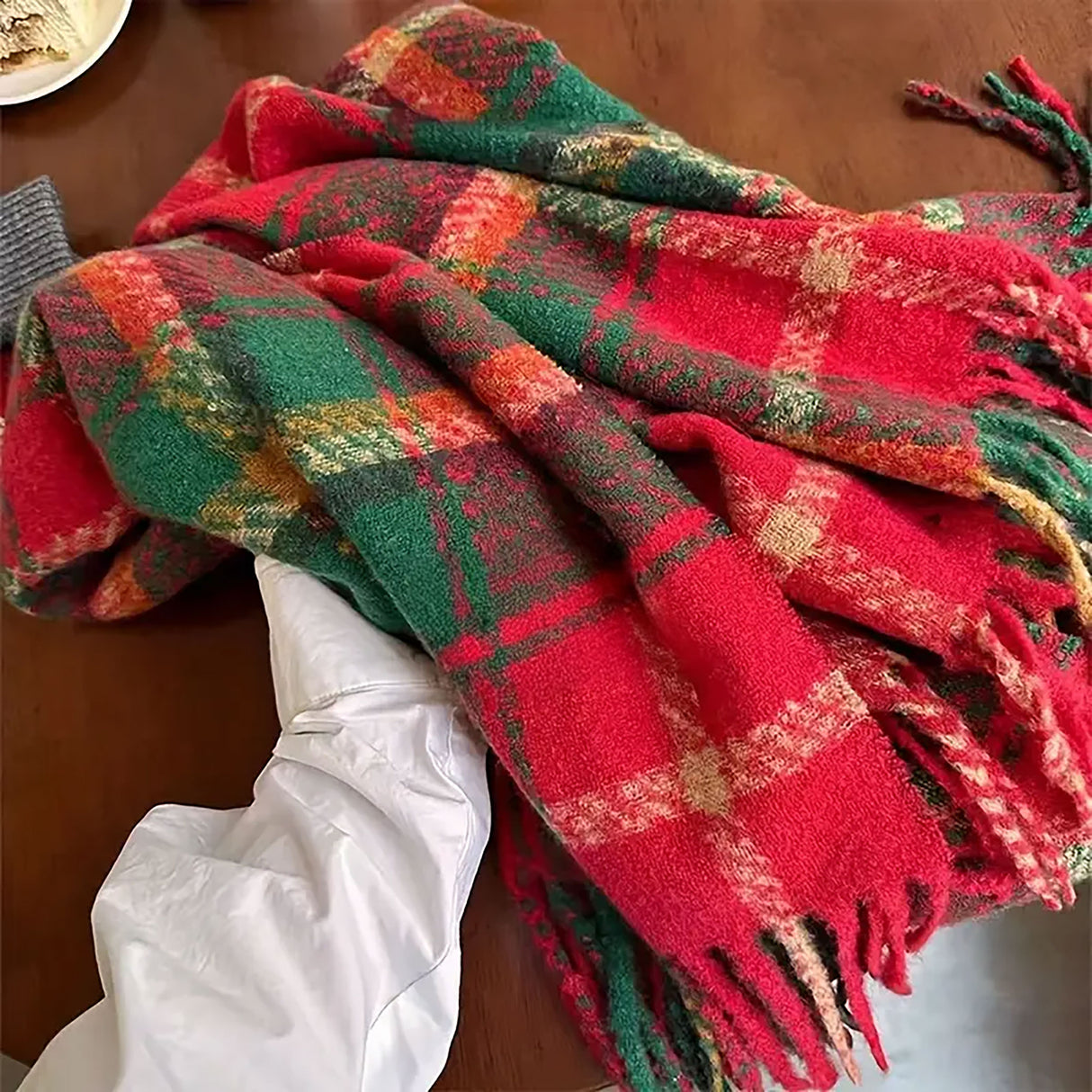 Xmas Plaid Wrap