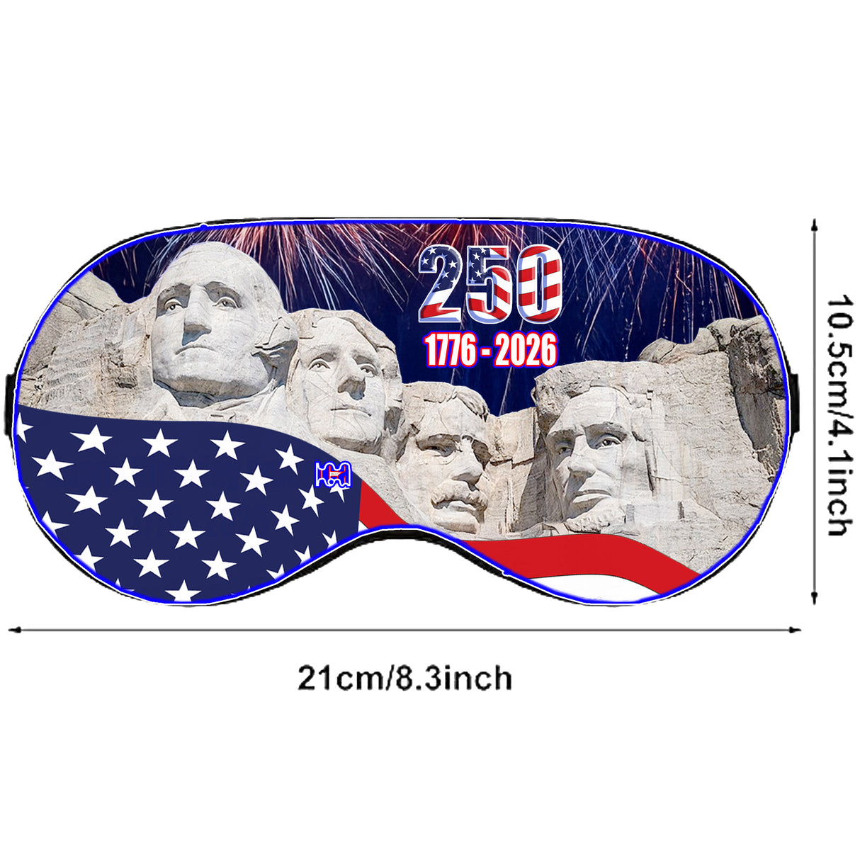 250 American Birthday Silky Eye Mask