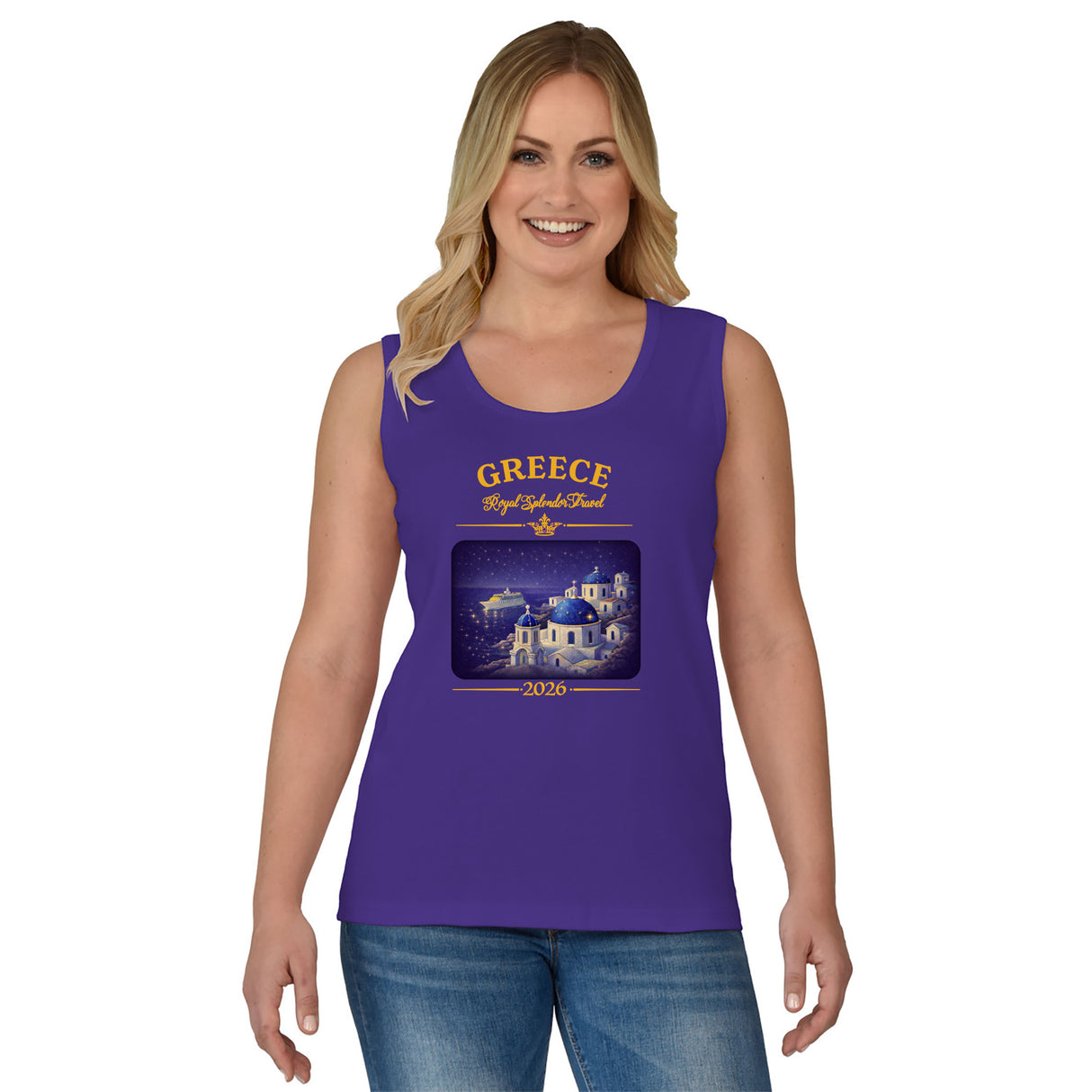 Greece Fashion Tank Top