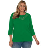 Irish 3/4 Scoop Neck Shirt