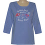 Ladies Just want to Have Fun 3/4 Scoop Neck