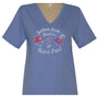 Ladies Just Want to Have Fun Short Sleeve V Neck