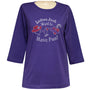 Ladies Just want to Have Fun 3/4 Scoop Neck