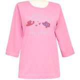 Ladies Just want to Have Fun 3/4 Scoop Neck