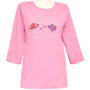 Ladies Just want to Have Fun 3/4 Scoop Neck
