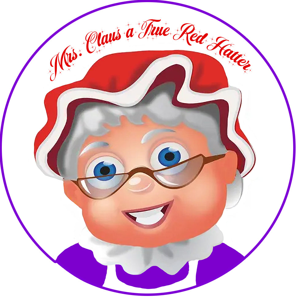 Mrs. Claus Button Pin