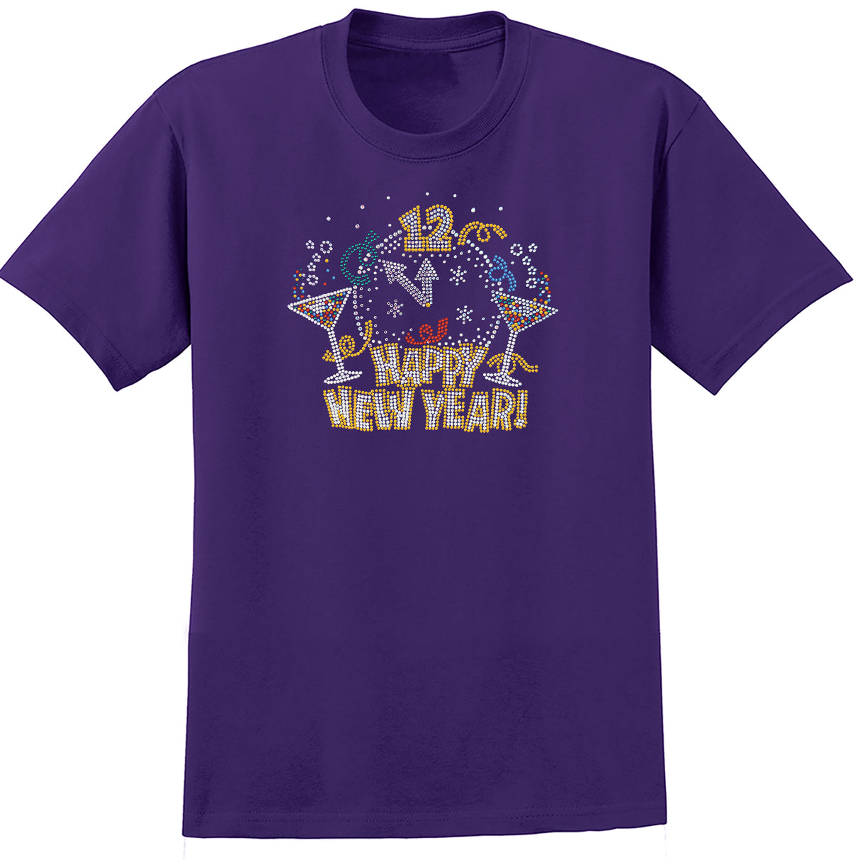 New Year Clock Basic T-Shirt