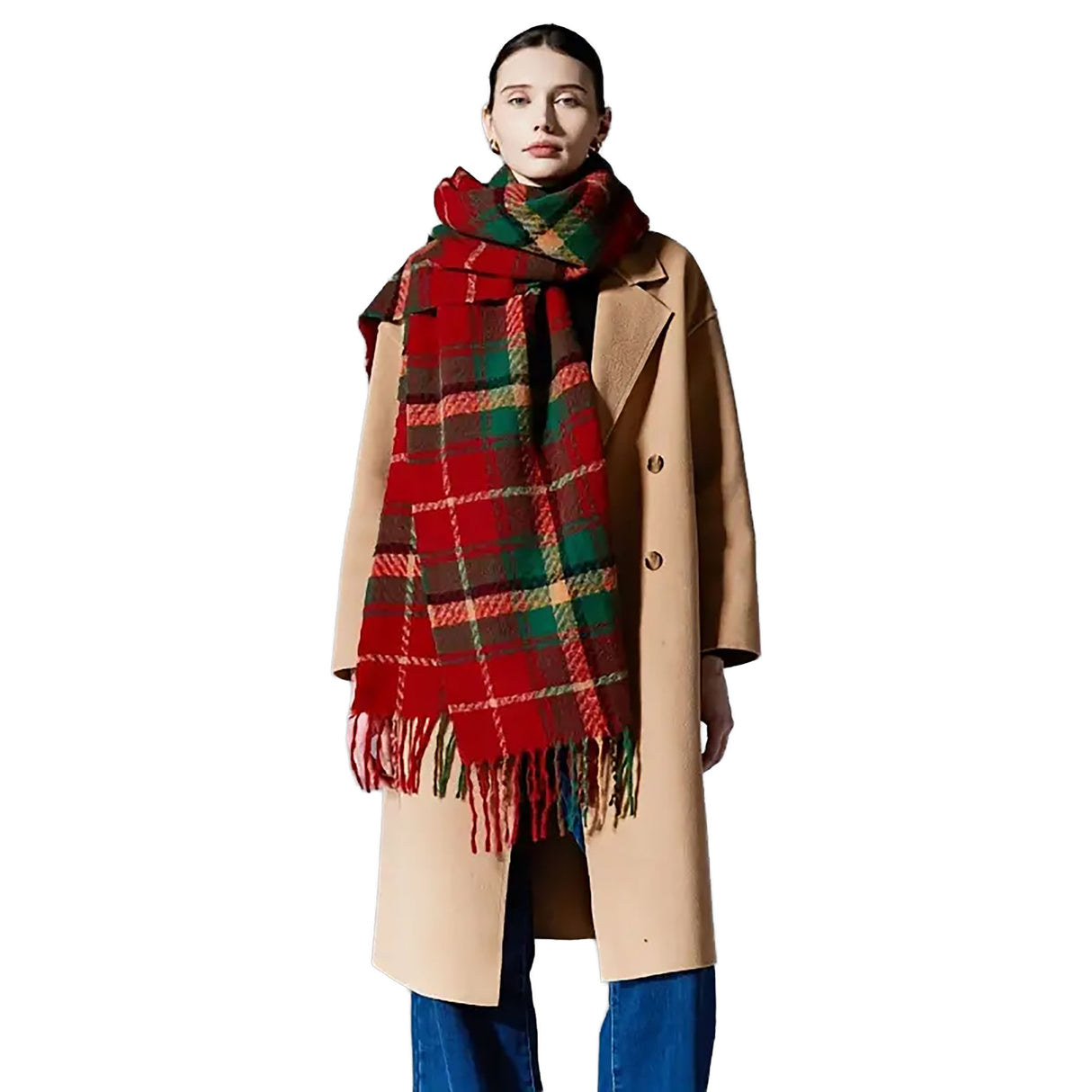 Xmas Plaid Wrap